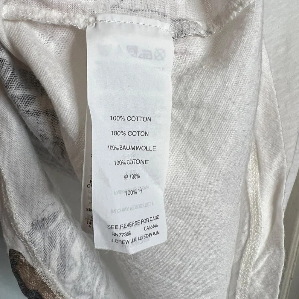 J. Crew Floral T-Shirt Bundle x2 Sz. Small